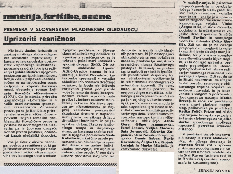 DNEVNIK-LJUBLJANA-000085-KRITIKA_LJUBISA_RISTIC_LOJZE_KOVACIC_RESNICNOST_NADA_KOKOTOVIC_NIKO_GORSIC_SANDI_PAVLIN_MARKO_MLACNIK_RATKO_POLIC
