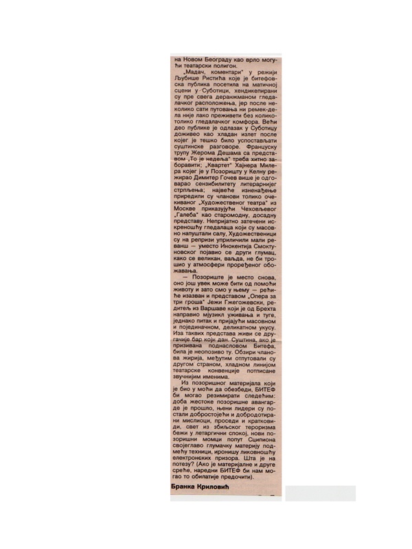 KOMUNIST-031086-3-3-CLANAK_BITEF_MADAC_KOMENTARI_LJUBISA_RISTIC_MAGBET