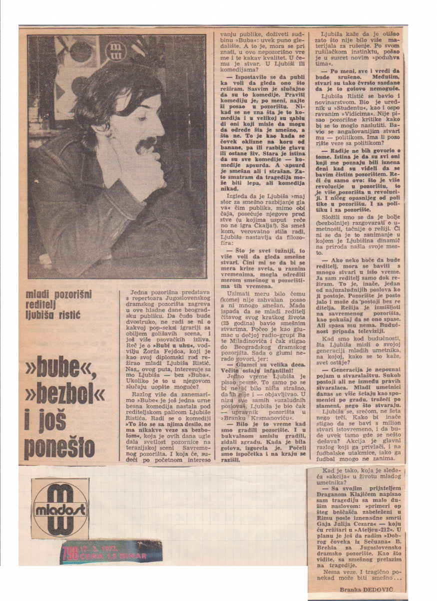 MLADOST-INTERVJU_LJUBISA_RISTIC_BUBA_U_UHU