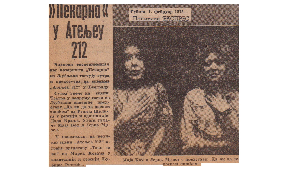 POLITIKA_EKSPRES-01021975-GOSTOVANJE_PEKARNA_ATELJE_212_TAKO_TAKO_MIRKO_KOVAC_LJUBISA_RISTIC