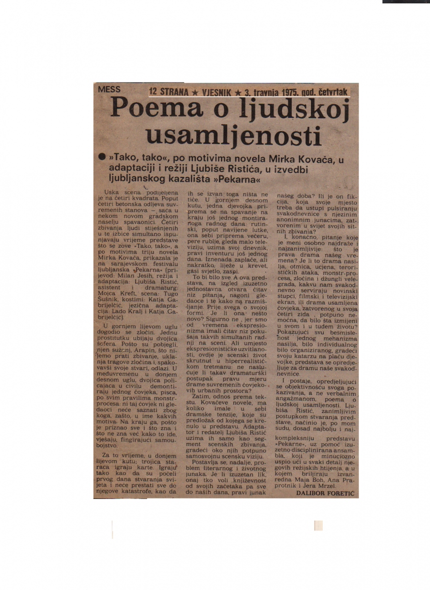 VJESNIK-03041975-KRITIKA_TAKO_TAKO_LJUBISA_RISTIC_MIRKO_KOVAC_LJUBLJANKO_KAZALISCE_PEKARNA