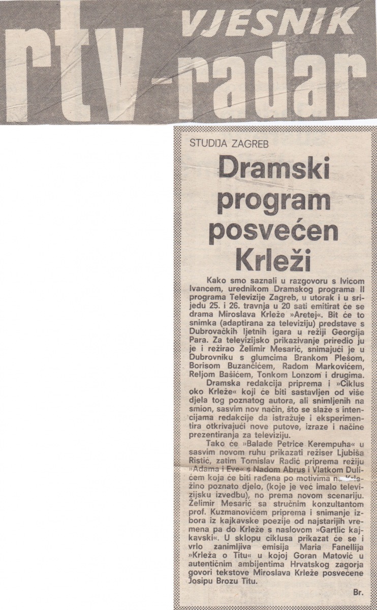 VJESNIK-191978-RTV-RADAR-DRAMSKI_PROGRAM-MIROSLAV_KRLEZA-LJUBISA_RISTIC-TOMISLAV_RADIC7E0