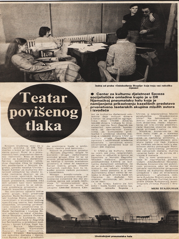 VJESNIK-191976-OSLOBODJENJE_SKOPLJA_LJUBISA_RISTIC_RADE_SERBEDZIJA_DUSAN_JOVANOVIC_PNEUMATSKA_HALA_TEATAR_POVISENOG_TLAKA_DRAGO_TURIN_NADA_KOKOTOVIC_VISNJA_POSTIC