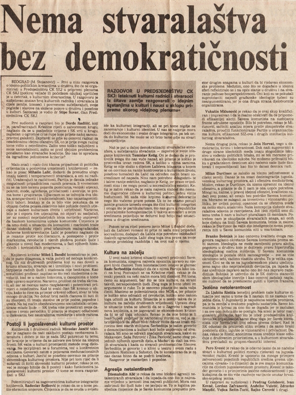 VJESNIK-ZAGREB-051286-LJUBISA_RISTIC_CK_SKJ_RADE_SERBEDZIJA_RASPRAVA_O_KULTURI